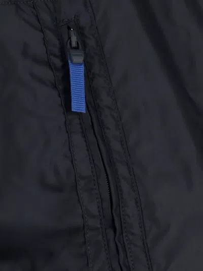 Aspesi Solid Grey Casual Shirt With Traditional Collar And Button-down Front In Blue