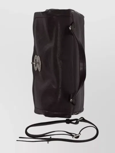 Zanellato Structured Shoulder Bag Featuring Top Handle In Brown