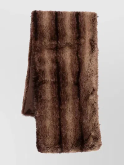 Drhope Eleventy Short White Dress With Long Sleeves In Brown