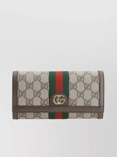 Gucci Chain Wallet Transformable Strap In Brown