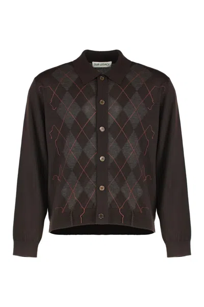 Our Legacy Evening Polo In Brown