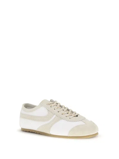 Dries Van Noten Leather Sneaker In White
