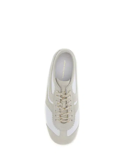 Dries Van Noten Leather Sneaker In White