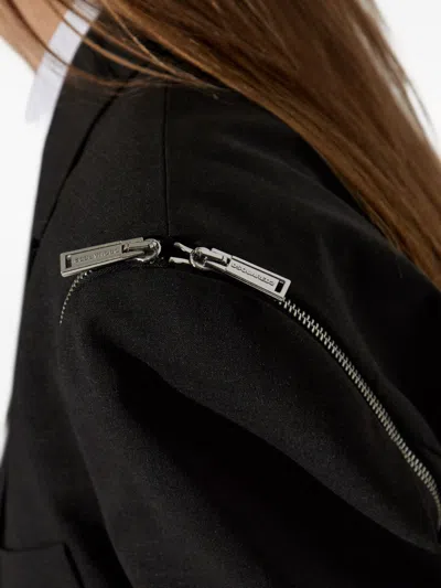 Dsquared2 X Bettter Double-breasted Zip Blazer In Black