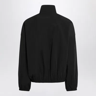 Fear Of God Nylon Zip-up Sweatshirt In Black