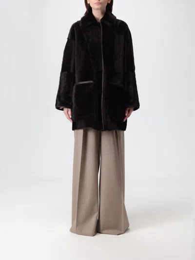 Max Mara Reversible Coat In Brown