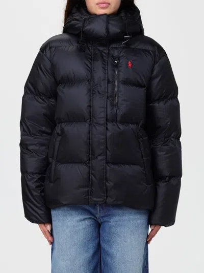 Polo Ralph Lauren Water-repellent Quilted Down Jacket In Black