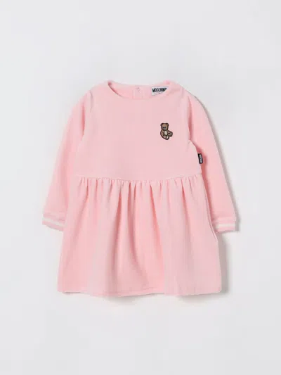 Moschino Romper  Kids Color Pink In Multi
