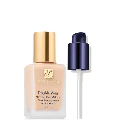 Estée Lauder Estee Luader Double Wear Stay-in-place Makeup With Makeup Pump Bundle (various Shades) - 0n1 Alabast In White