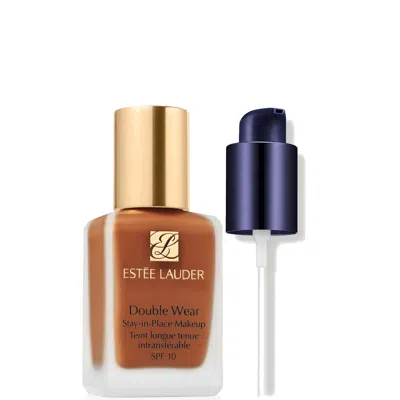 Estée Lauder Estee Luader Double Wear Stay-in-place Makeup With Makeup Pump Bundle (various Shades) - 4n3 Maple S