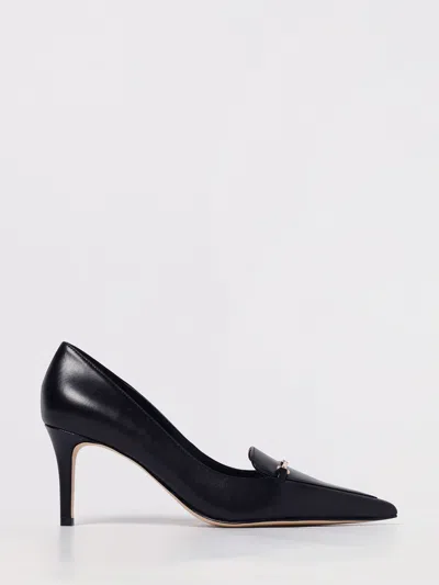 Michael Kors Lena In Black Leather Decollete In Black