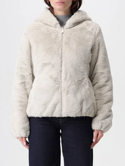 Save The Duck Fur Coat  Woman Color Beige In Neutral