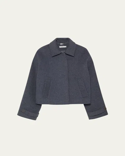 Simkhai Women's Colby Wool Jacket In Heather Grey In Gray