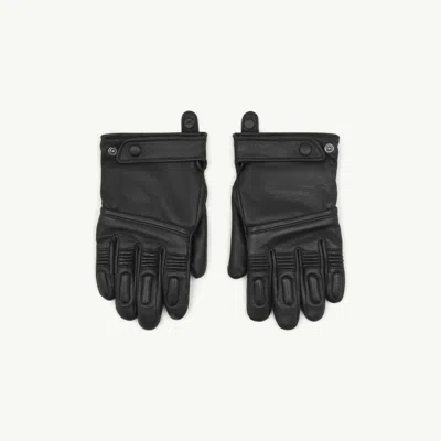 Mm6 Maison Margiela Mm6 X Agnelle Leather Gloves In Black