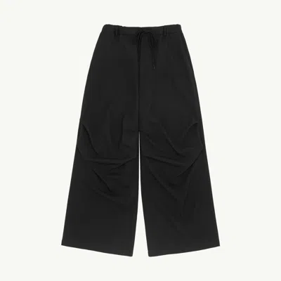 Mm6 Maison Margiela Drawstring Trousers In Black