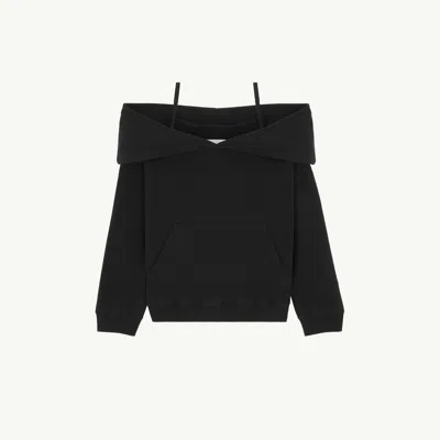 Mm6 Maison Margiela Sweatshirt In Black