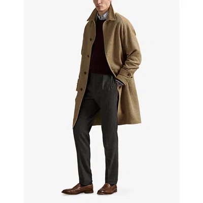 Polo Ralph Lauren Ralph Lauren Cable Knit Jumper Burgundy In Brown