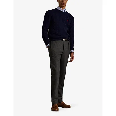 Polo Ralph Lauren Lscablecnpp-long Sleeve-pullover In Blue