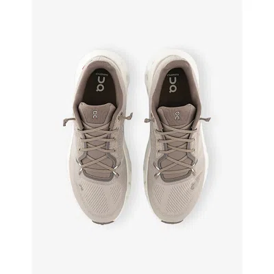 On Casual Sneakers With Mesh Upper And Rubber Outsole In Neutral