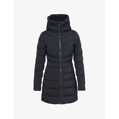Canada Goose Women Clair Long Down Jacket In Black