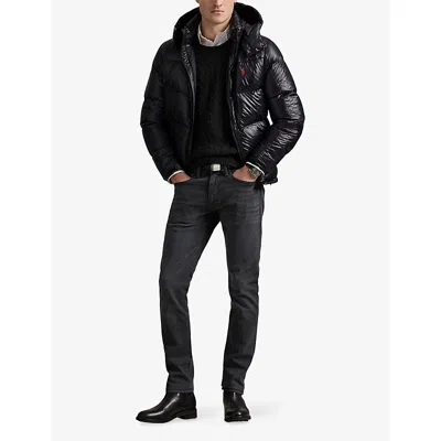 Polo Ralph Lauren El Cap Recycled Nylon Bomber In Black