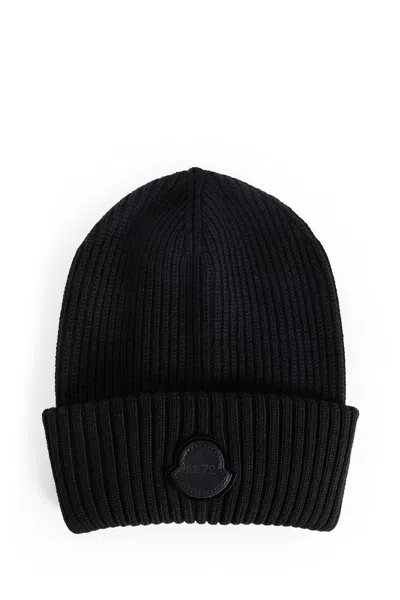 Moncler Genius Moncler 4 Edward Enninful Ee72 Responsible Virgin Wool Hat In Black