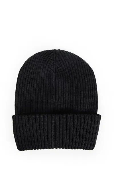 Moncler Genius Moncler 4 Edward Enninful Ee72 Responsible Virgin Wool Hat In Black