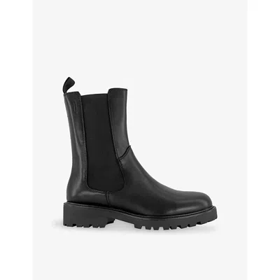 Vagabond Shoemakers Womens Black Kenova Leather Chelsea Boots Eur 39 / 6 Uk In Black