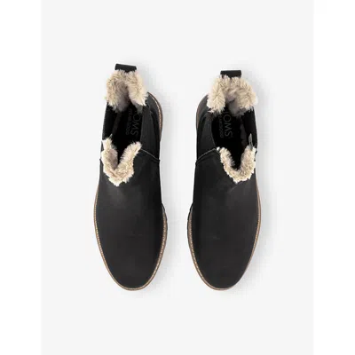 Toms Women's Bennet Boots In Black Leather