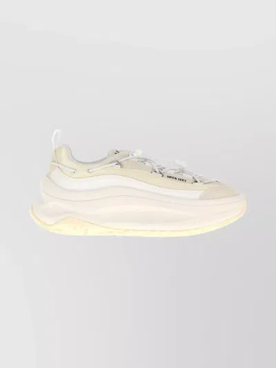 Moon Boot Chunky Platform Sneakers Featuring Logo Inserts In White