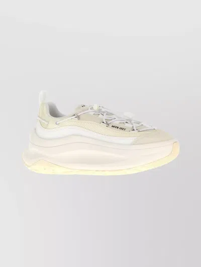 Moon Boot Chunky Platform Sneakers Featuring Logo Inserts In White