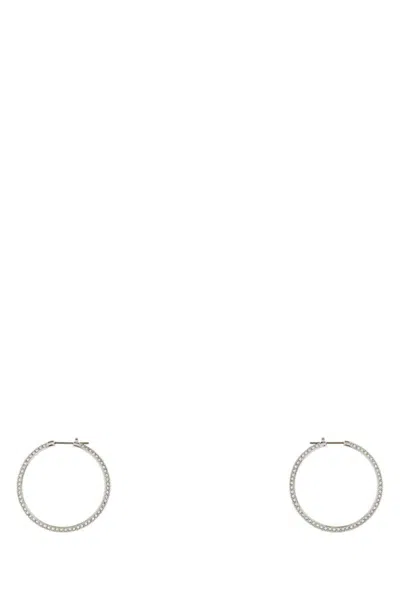 Swarovski Embellished Metal Dextera Earrings In Silver