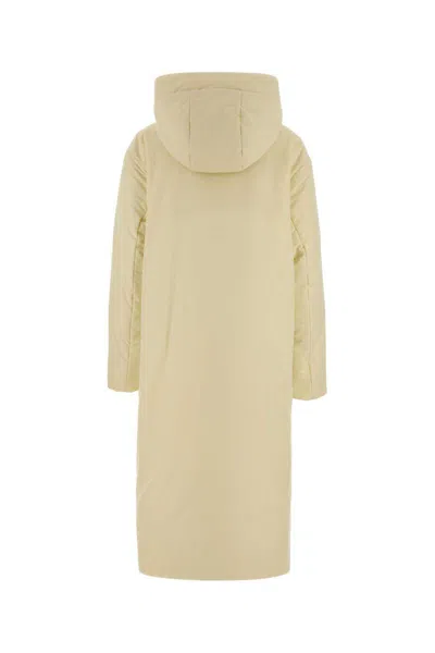 Jil Sander Women Cream Polyester Down Jacket In Neutral