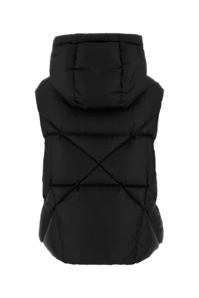Khrisjoy Black Polyester Blend Down Jacket In Black