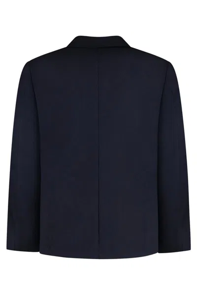 Hugo Boss Boss Virgin Wool Two-piece Suit In Blue
