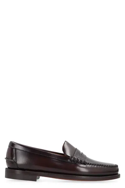 Sebago Dan's Moccasins In Leather In Brown