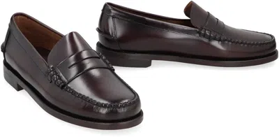 Sebago Dan's Moccasins In Leather In Brown