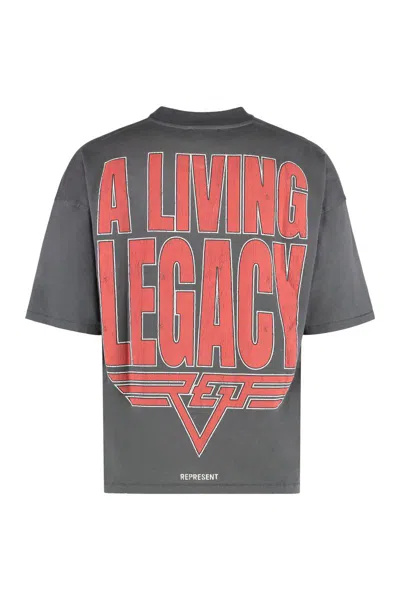 Represent Living Legacy Graphic Print T-shirt In Multi