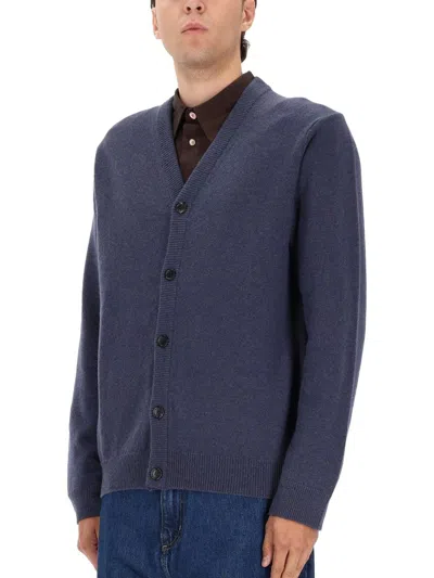 Ps By Paul Smith Ps Paul Smith Wool Cardigan In Black