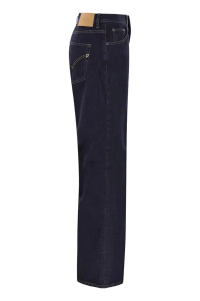 Dondup Jacklyn Five-pocket Jeans In Blue