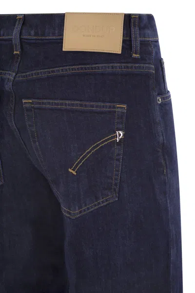 Dondup Jacklyn Five-pocket Jeans In Blue