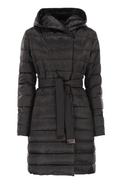 Max Mara The Cube Novef Down Jacket Wintercoat In Black