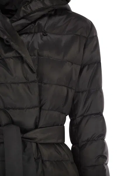 Max Mara The Cube Novef Down Jacket Wintercoat In Black