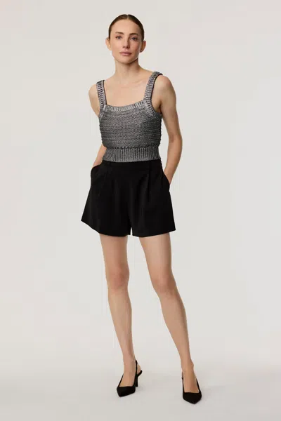 Toccin Savannah High-waist Shorts In Gray