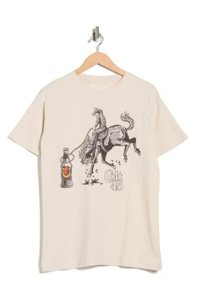 Philcos Colt 45 Cowboy Graphic T-shirt In Neutral