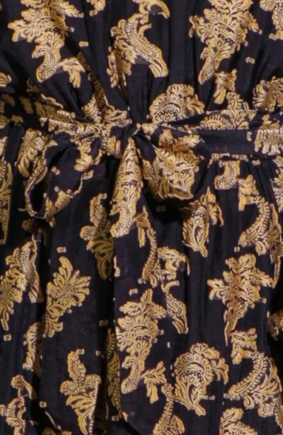 Flying Tomato Solid Long Sleeve Minidress In Multi