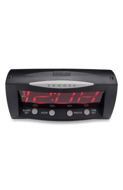 Westclox Triad Alarm Clock In Black