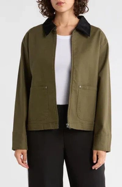 Sanctuary Barn Jacket In Green