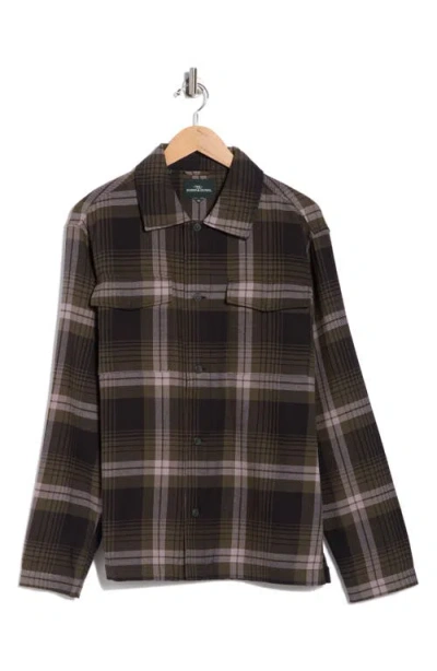 Rodd & Gunn Lincoln Flannel Button-up Shirt In Brown