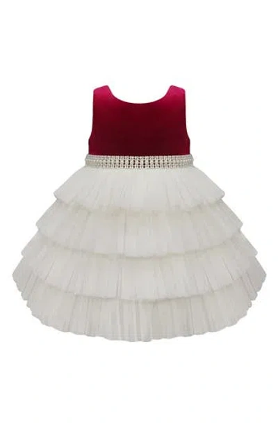 American Princess Velvet Tiered Dress